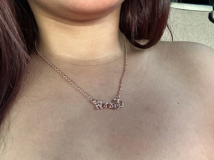 Queen Stainless Gold Necklace