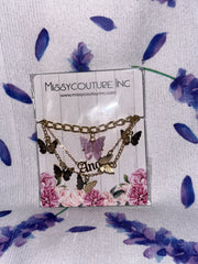 3PC Butterfly Anklet