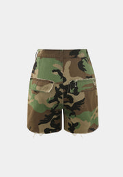 Army Girl Cargo Shorts